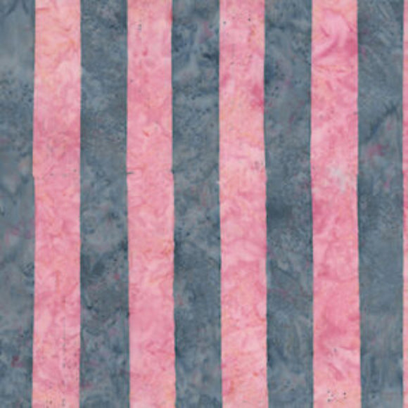 Big Stripe Batik per 1/2yard  KF005.0PINK